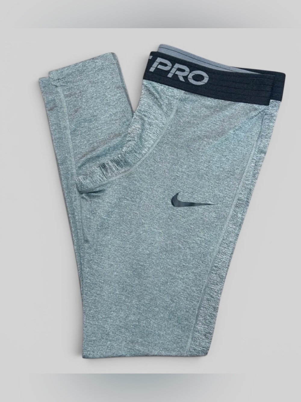 Nike Pro Compression Tights Men Size XXL Gray Dri-Fit NikeFit Lightweight